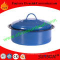 Kitchenware Carbon Steel Mini Enamel Stock Pot